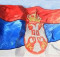 serbische Flagge 01